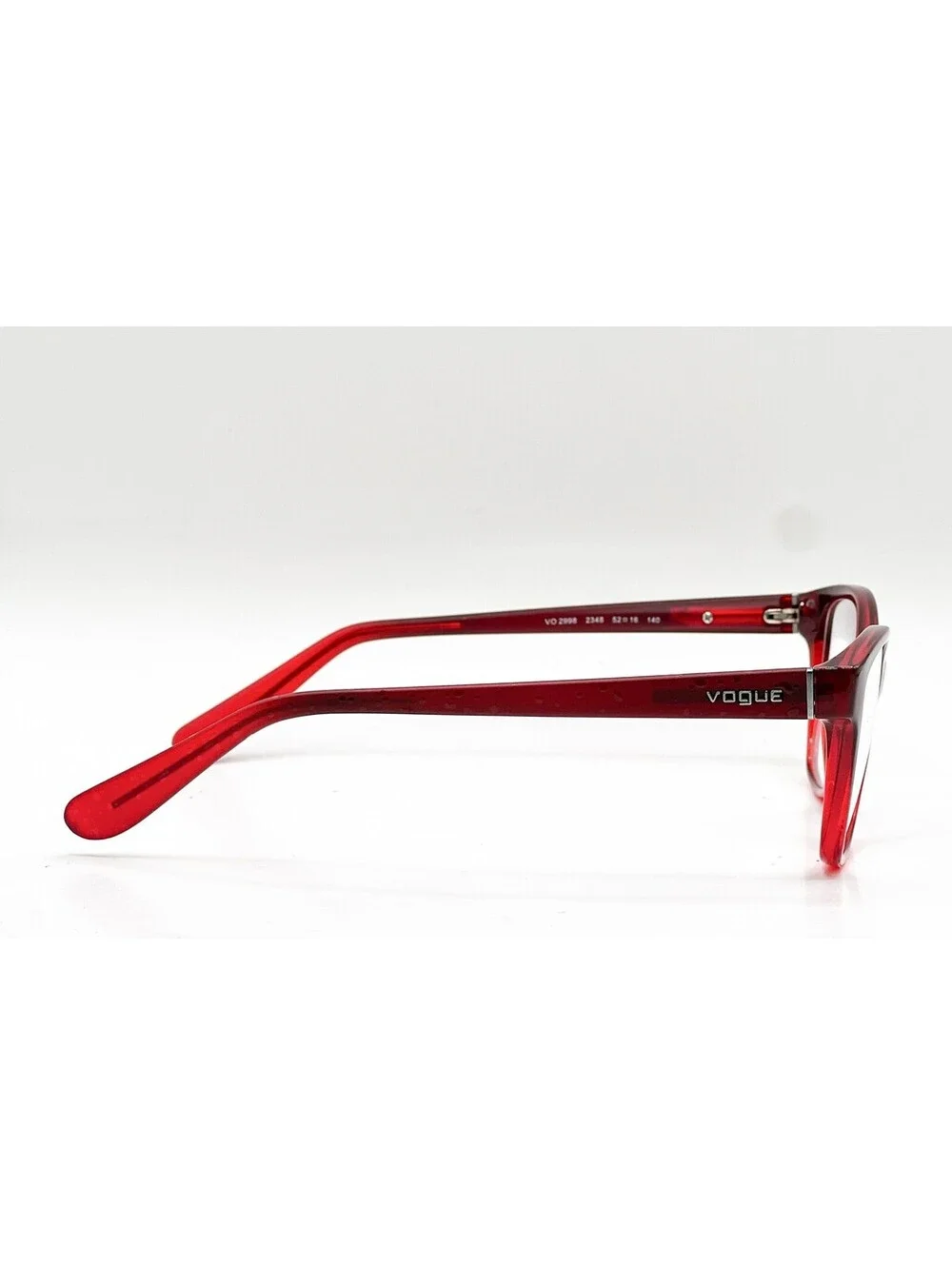 Vogue VO 2998 2348 Red Brick Gradient Fire Red Authentic Eyeglass Frames 52-16